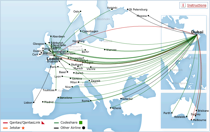 ve may bay qantas airways gia re