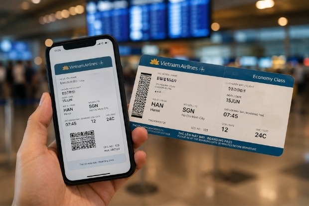 X&aacute;c định loại v&eacute; m&aacute;y bay điện tử v&agrave; v&eacute; giấy khi bị mất v&eacute; m&aacute;y bay để t&igrave;m hướng giải quyết