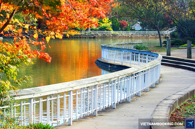Công viên Pullen ve may bay gia re di raleigh