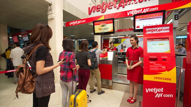 V&eacute; m&aacute;y bay gi&aacute; rẻ VietJet Air