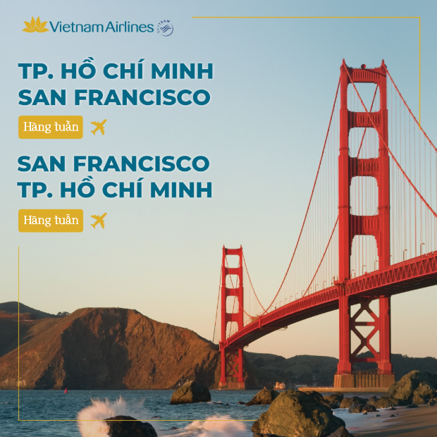 vé máy bay đi Mỹ Vietnam Airlines