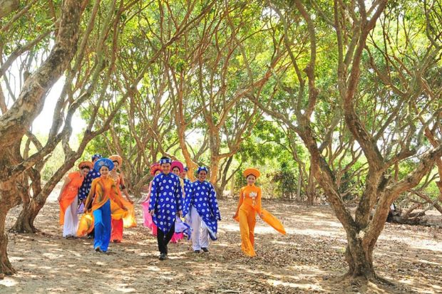 Du lịch Bạc Liêu - Vườn nhãn cổ