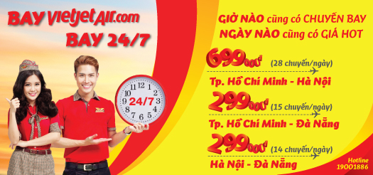 ve may bay vietjet air gia re