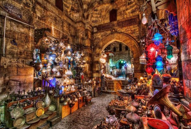 Du lịch Ai Cập - khu chợ đồ cổ