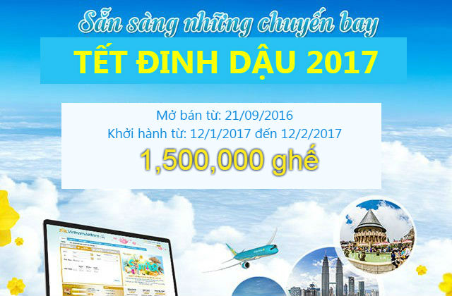 ve may bay tet dinh dau 2017