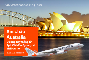 Jetstar Pacific: Mở mới đường bay thẳng Việt Nam – Úc
