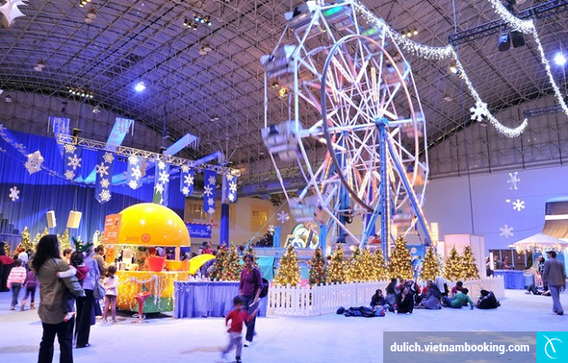 Navy Pier Winter WonderFest di du lich my