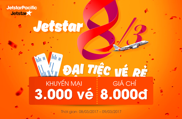 khuyen mai jetstar mung 8-3