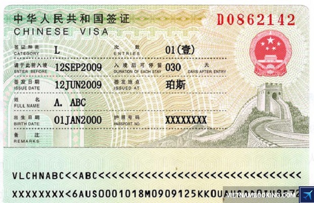 lam ho so xin visa di trung quoc
