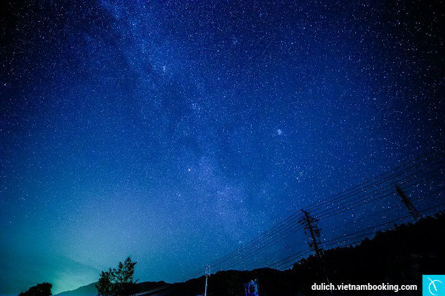 Ngắm sao là hoạt động được du khách yêu thích ở làng Achimura du lich nhat ban