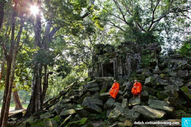 Vẻ bí ẩn của đền Beng Mealea du lich campuchia