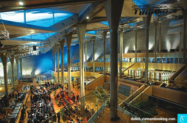 Thư viện ở thành phố Alexandria nhung thu vien dep nhat the gioi