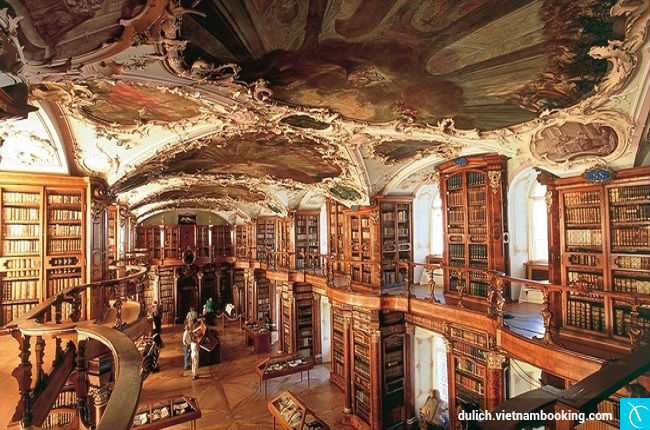Thư viện Abbey of Saint Gall nhung thu vien dep nhat the gioi