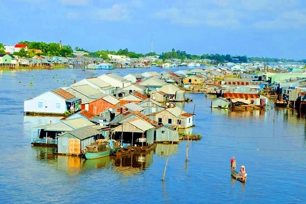 Địa điểm du lịch Châu Đốc - Làng nổi Châu Đốc