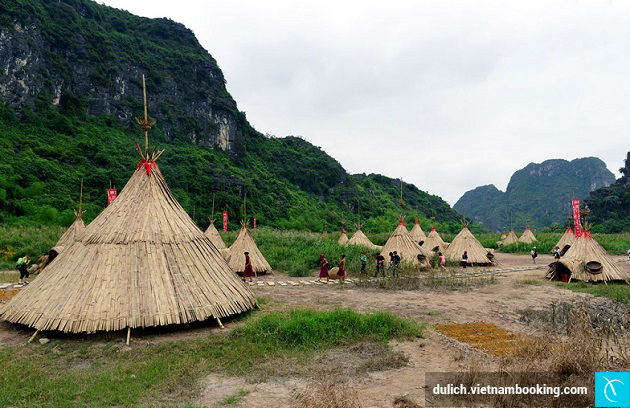 Làng thổ dân Tràng An - phim trường Kong: Skull Island di du lich ninh binh gia re