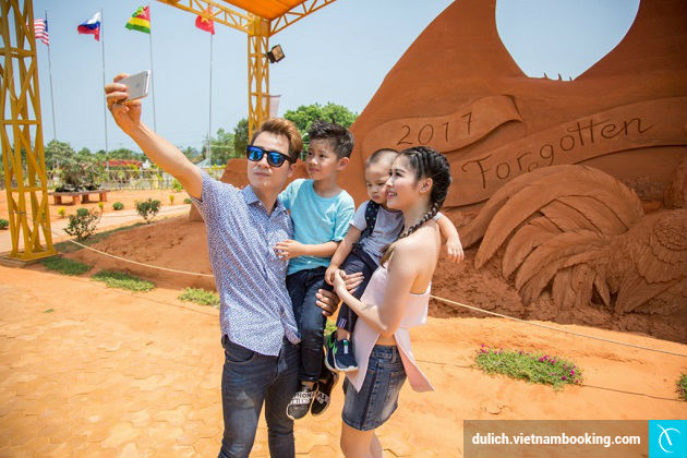 Công viên tượng cát Phan Thiết di du lich phan thiet gia re