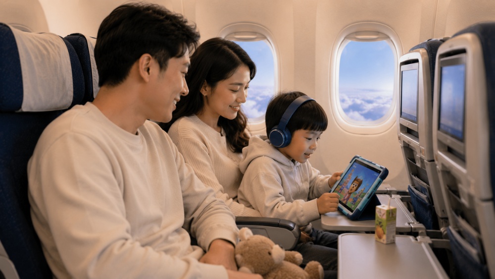 Kinh nghiệm cho b&eacute; đi m&aacute;y bay đường d&agrave;i gi&uacute;p b&eacute; thoải m&aacute;i v&agrave; &iacute;t quấy kh&oacute;c