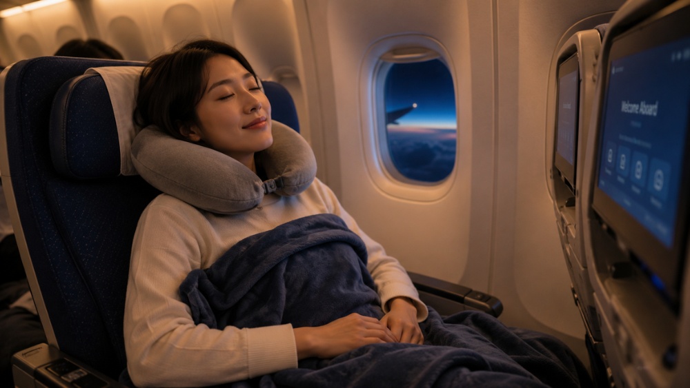 Kinh nghiệm đi m&aacute;y bay đường d&agrave;i gi&uacute;p h&agrave;nh kh&aacute;ch thoải m&aacute;i suốt chuyến bay