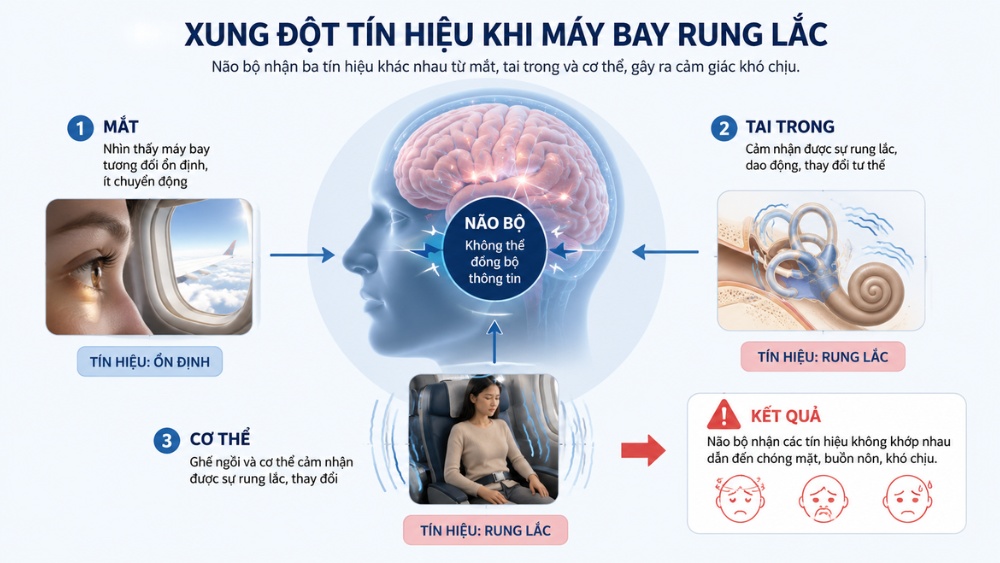 Say m&aacute;y bay l&agrave; g&igrave; v&agrave; nguy&ecirc;n nh&acirc;n khiến đi m&aacute;y bay bị say&nbsp;