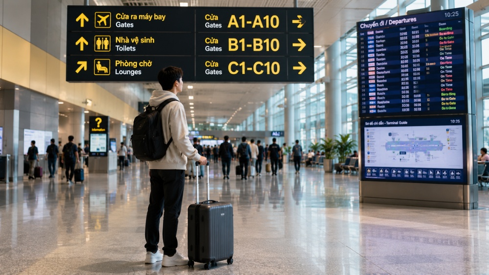 Kinh nghiệm đi m&aacute;y bay một m&igrave;nh cho người mới đi m&aacute;y bay đường d&agrave;i

