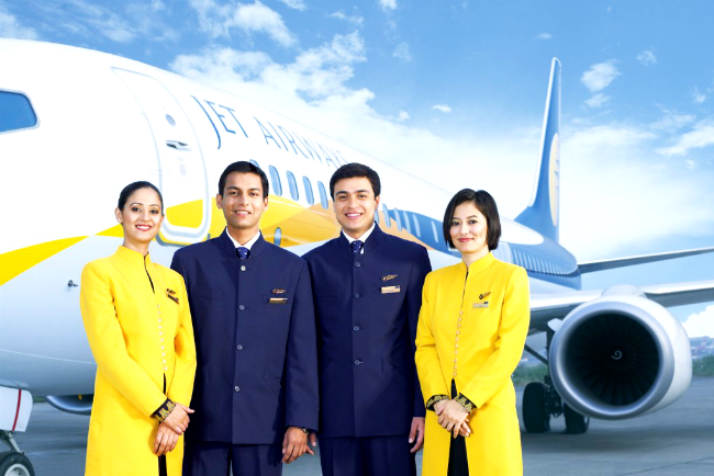 Jet Airways bắt đầu hoạt động vào tháng 5 năm 1993 ve may bay jet airways