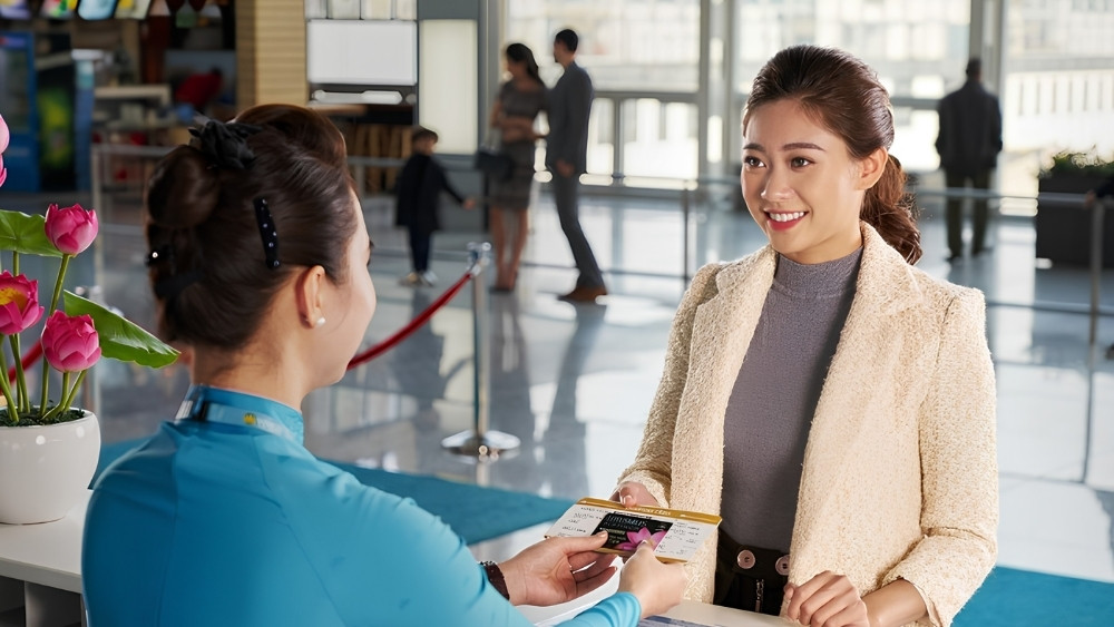B&ocirc;ng Sen V&agrave;ng Vietnam Airlines
