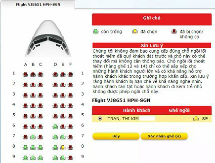 cach check-in truc tuyen vietjet