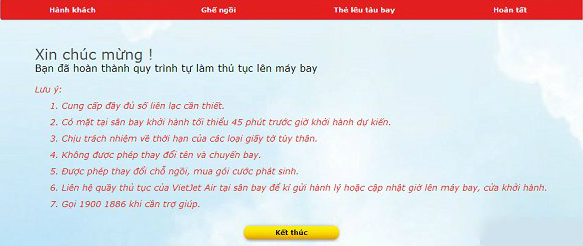 huong dan check-in online hang vietjet air