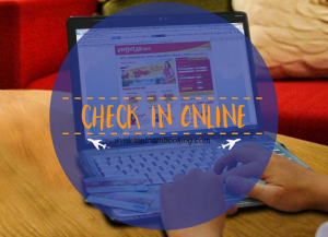 Cách check in online vé máy bay Vietjet