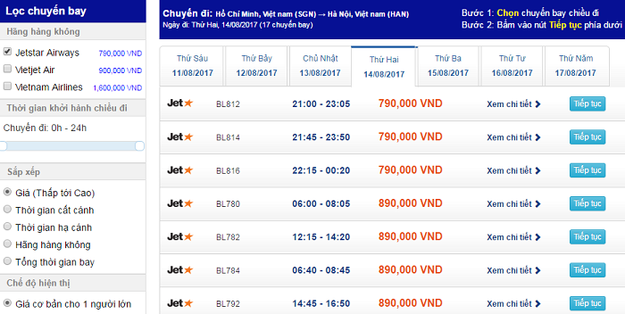 cach dat ve may bay jetstar gia re