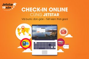 Hướng dẫn thủ tục check in online Jetstar Pacific