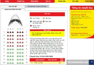 Chọn chỗ ngồi trên máy bay Vietjet chỉ từ 30.000 đồng