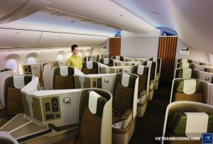 Giá vé máy bay hạng thương gia Vietnam Airlines