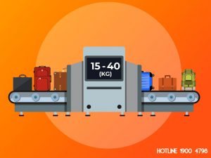Kích thước và trọng lượng hành lý ký gửi Jetstar Pacific