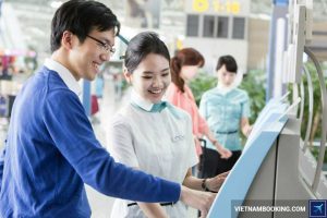 Làm thủ tục lên máy bay Korean Air
