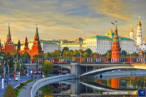 Lịch bay của Aeroflot hành trình từ Hà Nội đi Moscow