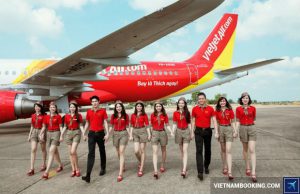 Tham gia ngày hội tuyển dụng tiếp viên hàng không Vietjet Air