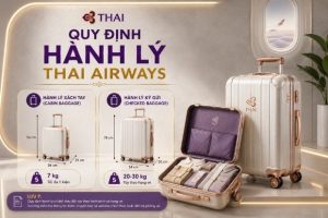 Những điều cần lưu ý quy định hành lý Thai Airways mới nhất