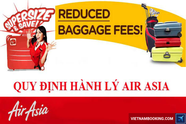 quy định hành lý Air Asia