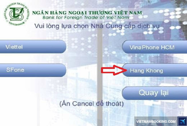 huong dan thanh toan qua cay atm vietcombank