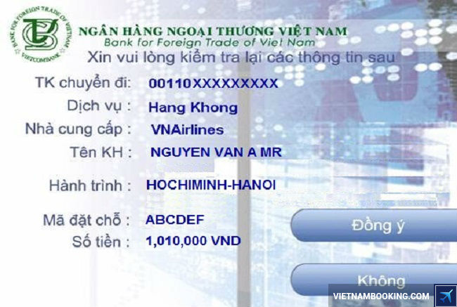 huong dan thanh toan qua cay atm vietcombank