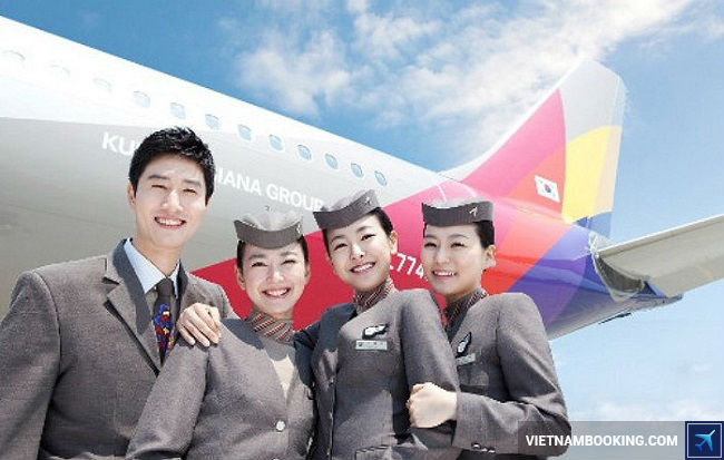 hang hang khong ve may bay Asiana Airlines,