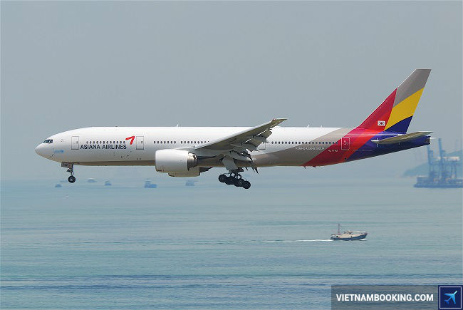hang hang khong ve may bay Asiana Airlines,