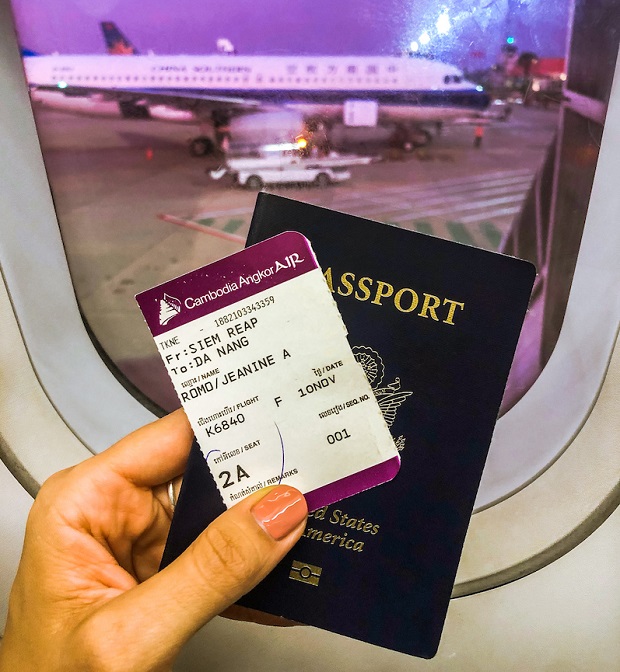 đổi vé máy bay Cambodia Angkor Air 