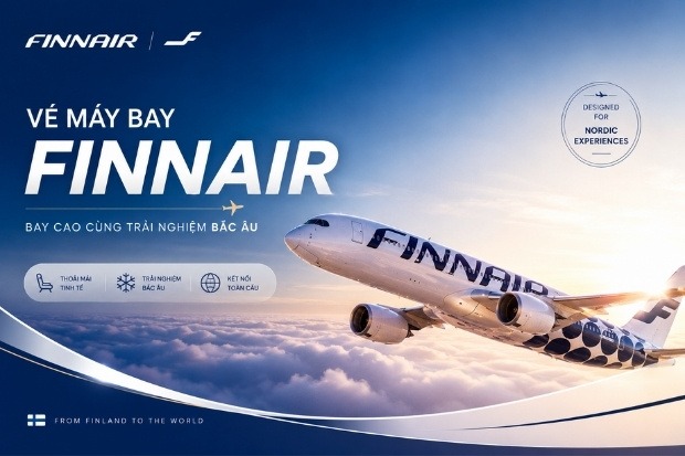 V&eacute; m&aacute;y bay Finnair mang đến trải nghiệm bay tinh tế chuẩn Bắc &Acirc;u