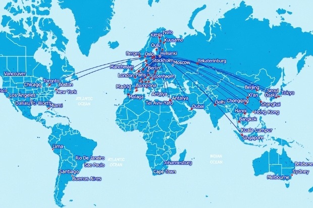 Những tuyến bay nổi bật của h&atilde;ng Finnair