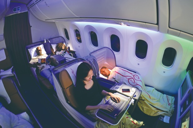 hạng ghế thương gia Kenya Airways