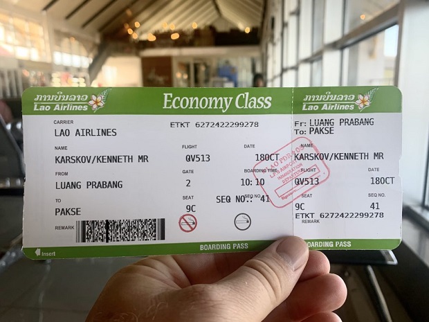 đổi v&eacute; Lao Airlines