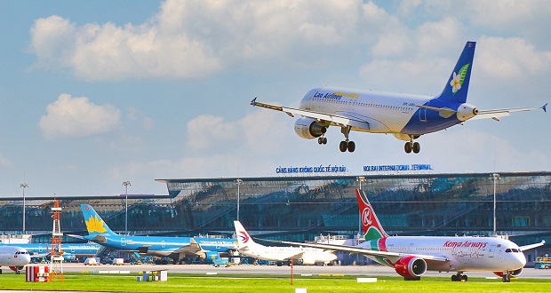 Lao Airlines khai thác phổ biến các chuyến bay ở khu vực Đông Nam Á hãng hàng không Lao Airlines