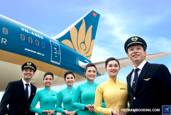 mua ve vietnam airline khuyen mai